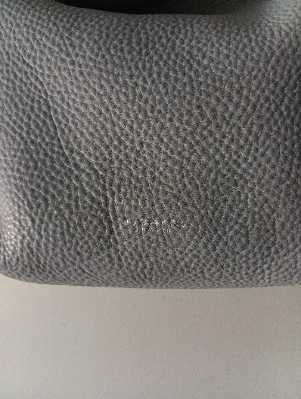 Coach Grey Leather Hobo Bag - Unbranded
